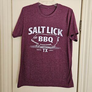 Free W/ Purchase Salt Lick BBQ TX Size M Lightweight Short Sleeve Tee New